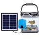 thumbnail image 4 of Bomba de oxígeno solar para estanques de peces portátiles al aire libre y aireador de acuarios | Gran capacidad 2L/min | Oxigenador alimentado por energía solar | Material ABS | Batería de 3600 mAh, 4 of 9