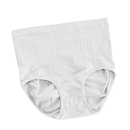 

VerPetridure Women s Bikini Brief Underwear Thongs for Women Panties Ladies New High Waist Honeycomb Panties Graphene Crotch Panties