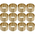 thumbnail image 4 of SKAVIJ Napkin Rings Set of 50 for Dinner Parties, Dining Table Decoration Metal Napkin Holder Gold, 4 of 6