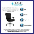 thumbnail image 3 of EMMA + OLIVER High Back Height Adjustment and 360 Degree Swivel Office Desk Chair, Black, 3 of 6