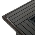 thumbnail image 5 of Aoxun Propane Fire Pit Table, 40 in CSA Propane Fire Table Rectangular, 50,000 BTU Auto Ignition Gas Fire Pit for Outside Patio Deck, Brown Wicker, 5 of 13