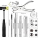 thumbnail image 2 of KRABALL Leather Snap Button Kit Professional Snap Fasteners Metal Press Studs With Installation Tools For Leather Craft Working, 2 of 5