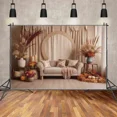 thumbnail image 2 of Boho Autumn Photography Background Bohemia Farm Thanksgiving Photocall Backdrop Baby Photo Studio Photoz Accessories, 2 of 8