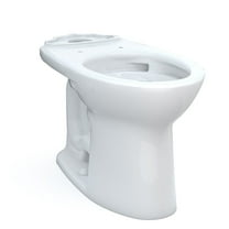 TOTO® Drake® Elongated TORNADO FLUSH® Toilet Bowl with CEFIONTECT®, Cotton White - C776CEG#01