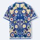 thumbnail image 4 of Ceisia Men's Solid Color Imitation Hand Crochet Knit Short Sleeve Cardigan Casual Summer Top Multicolor XXL Gifts, 4 of 9