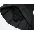 thumbnail image 6 of Ballet Leotards for Girls Size 7-8 Years Old Black Ruffle Sleeve Practice Dancewear, 6 of 7
