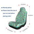 thumbnail image 5 of Pofeuu Mushrooms Print Automotive Car Seat Covers Flat Cloth Full Set Seat Covers,Car Seat Covers front seats for Cars Trucks and SUVs-2 PCS, 5 of 9
