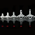 thumbnail image 5 of 50 Pcs Capuchons de Protection Durables Légers pour Accessoires de Pêche Transparent 4, 5 of 5