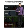 thumbnail image 6 of OutPro Women's Puffer Jacket Lightweight Down Alternative Packable Winter Coat Womens Coats Purple, 6 of 9
