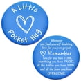 thumbnail image 1 of Token de Abrazo de Bolsillo MIXJOY Afirmaciones Positivas Azul, 1 of 7