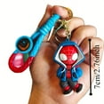 thumbnail image 4 of Marvel Keychain: Deadpool & Spider-Man PVC Figures - 7cm/2.76inch - Toy & Game - New Arrival - UME Brand, 4 of 5
