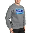 thumbnail image 4 of CafePress - ELIGIBLE FOR SENIOR DISCOUNTS! Sweatshirt - Crew Neck Sweatshirt, 4 of 6