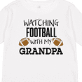 thumbnail image 4 of Inktastic Watching Football with my Grandpa Boys or Girls Long Sleeve Toddler T-Shirt, 4 of 5