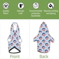 thumbnail image 6 of Cauagu Donut with the USA Fag Pattern Winter Pet Hoodie Sweatshirts- Dog Hoodie Sweater with Leash Hole - Cute Dog Hoodie - Pet Clothes Puppy Cat Custume -XX-Large, 6 of 8