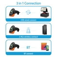 thumbnail image 2 of Barcode Scanner,Handheld 1d/2d/qr Scanner Bar Code 1d/2d/qr Scanner Bt Paper Code/screen Code Usb Wired Bar Windows Code/screen Code Pdf417 Book Scanner Handheld Pdf417 Compatible With Android, 2 of 7