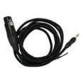 thumbnail image 2 of 3.5mm to XLR Cable, 1/8" to 3 Pin XLR Female Microphone Audio Cable Balanced AUX Stereo Mic Cable, Compatible with 48V Power Supply, Threaded Locking Function, 2 of 7
