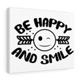 thumbnail image 5 of Inspirational Wall Art Be Happy  And Smile Wall Art Motivation Wall Decor for Home Office Gym Inspiring Success Quote Print Ready to Hang Unframed, 5 of 16