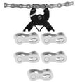 thumbnail image 3 of Bicycle Missing Link Bike Chain Link Reusable Steel Quick Release for 6 7 8 9 10 Speed Chains with 5 Pairs, 3 of 7