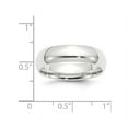 thumbnail image 2 of Mens Platinum Comfort Fit 8mm Lightweight Wedding Band Ring, 2 of 5