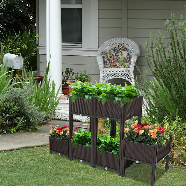 self watering vegetable planter boxes
