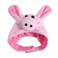 thumbnail image 2 of Ptetnvg Adjustable Pet Hat Pet Hat Adjustable Comfortable Plush Dog Hat Cute Pig Shape Cat Winter Warm Headwear Costume Pet Supplies, 2 of 10