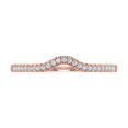 thumbnail image 3 of 1/10 Carat Diamond Wedding Band Ring in 14K Rose Gold (Ring Size 4.75), 3 of 7