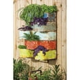 thumbnail image 3 of Cape Craftsmen Multi-Colored Stackable Metal Wall Planters, 3 of 3