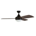 thumbnail image 2 of Prominence Home Calico 52" Bronze Modern Ceiling Fan with 3 Blades, Integrated LED Light Kit, Remote & Reverse Airflow, 2 of 10