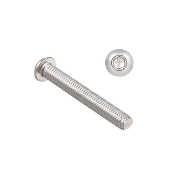 A2 IS07380 304 Tornillos hexagonales de acero inoxidable Tornillo Botón Tornillos Tornillos M Carevas Tornillo