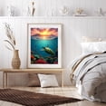 thumbnail image 6 of Diamond Art Kit for Adults, Underwater Turtle Coral Reef Sunset Diamond Painting for Adults Beginners, 5D DIY Diamond Art Painting Kits, Colorful Diamond Painting Craft for Home Decor 12x16, 6 of 7