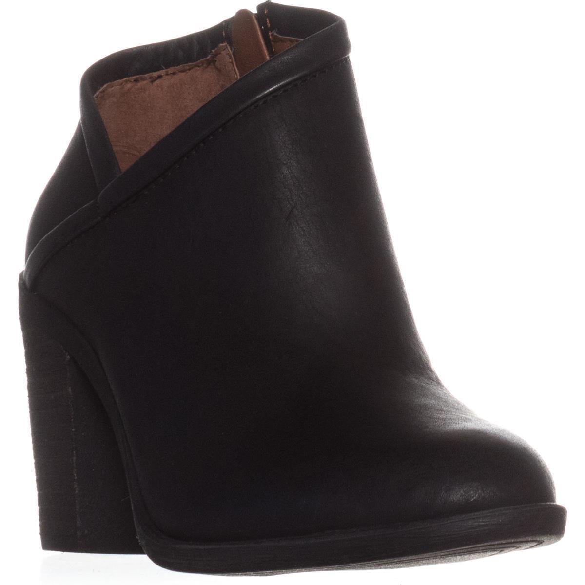 lucky brand black ankle boots