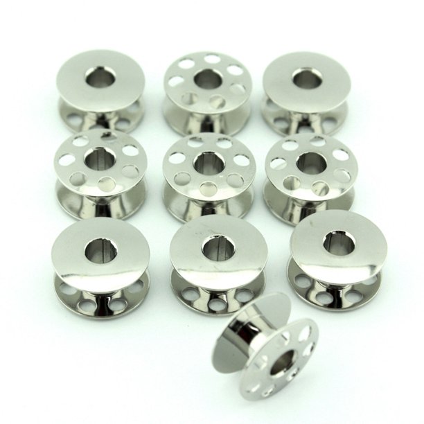 10 Pk. Metal Bobbin 426000 For Many Elna & White Sewing Machines