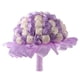 thumbnail image 2 of Bouquet Ramo de Bowknot con Cinta de y Artificiales Accesorio de Novias de Púrpura y blanco Yotijar Ramo de novia, 2 of 10