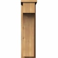 thumbnail image 2 of 8"W x 14"D x 30"H Huntington Rough Sawn Corbel w/Backplate, Western Red Cedar, 2 of 9