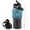 Indigo/Black Gradient, variant on 18 oz Insulated Water Bottle with Straw fit in  Cup Holder, Triple Wall Vacuum Stainless (Cold 48 hrs, Hot 24 hrs), Leakproof & Non-BPA, Hydro Travel Flask with Straw and Spout Lid
