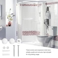 thumbnail image 2 of Toilet Decorative Cap Accessories Nuts Iron Screws for Seat Decorate 2 Sets White, 2 of 6