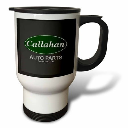 - 3dRose Callahan Auto Parts - Travel Mug, 14-ounce, Stainless Steel