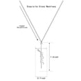 thumbnail image 4 of HOOUN Fashion Women Simple Jesus Cross Necklace JESUS Creative Letters Pendant 0418-Gold, 4 of 5