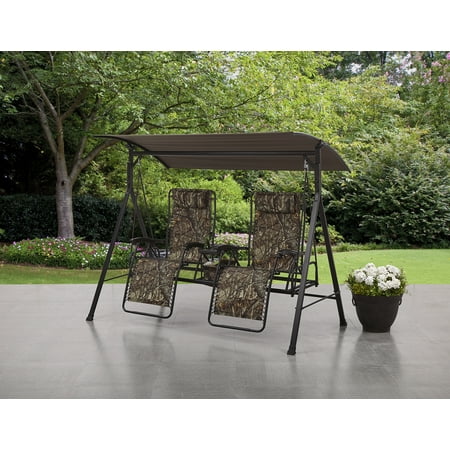 Mainstays big and tall zero gravity outdoor reclining swing hotsell