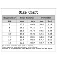 thumbnail image 7 of AYYUFE Couple Ring Carved Pattern U Shape Men Women All Match Punk Ring for Dating, 7 of 7