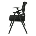 thumbnail image 6 of Toolven Sturdy Waiting Room Reception Chair with X-Frame Steel Structure, 485 lbs Capacity, Comfortable Sponge Cushion, and Ergonomic Design for Office Use, 6 of 7