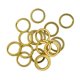 thumbnail image 1 of 2x 20 Piezas de Latón Plano perfecl Anillos de latón para llaveros 15 Mm, 1 of 8