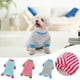 thumbnail image 4 of Uuowzo Empty Quilted Winter Pet Four-legged Clothes Striped Clothes Pet Clothes Gifts for Friends Family, Gray, 4 of 4