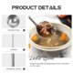 thumbnail image 4 of Cocina de chorro de acero inoxidable cuchara larga manija larga Scoop de agua Gadget de cocina grande para cucharadas, 4 of 8