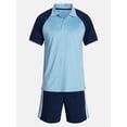 thumbnail image 5 of Athletic Works Men's and Big Men's Modern Tennis Polo Shirt, Sizes XS-3XL, 5 of 5