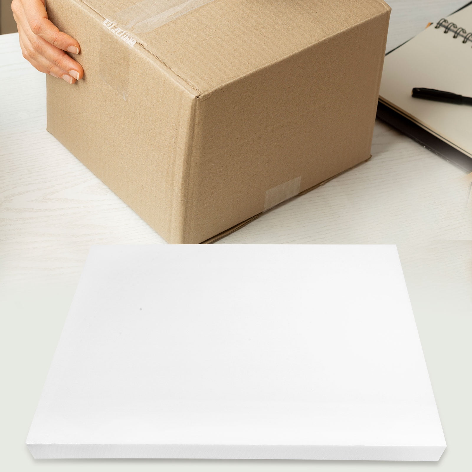 UPOUART 2-Pack Rectangular Foam Sheets for Packing and Cushioning, 15.7 x 11.8 x 1.2 Inches, Protective Foam Pads