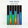 thumbnail image 2 of Light Bar Sound Control RGB Lamp Music Sync LED bar music Light Bar Car Atmosphere Lighting Supplies, Charging Type, Black, 2 of 8