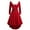 Red, variant on Utoimkio Women's Christmas Long Sleeve Loose High Waist Midi Dress Fall Winter Deep V Neck Knee Length Christmas Formal Dresses for Women Swing Long Dresses