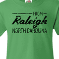 thumbnail image 4 of Inktastic From Raleigh North Carolina in Black Distressed Text Youth T-Shirt, 4 of 5