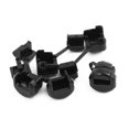 thumbnail image 2 of 5Pcs 4N-4 Round Cable Wire Strain Relief Bush Grommet 11.5mm Diameter Black, 2 of 4